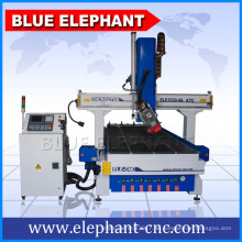 Jinan blauer Elefant 4 Achsen atc CNC Holzstich Router Maschine für Möbel machen